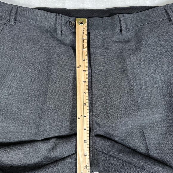 Lauren Ralph Lauren Dress pants Men Size W38 L32 Gray Slash Pockets Flat Front - Picture 5 of 11